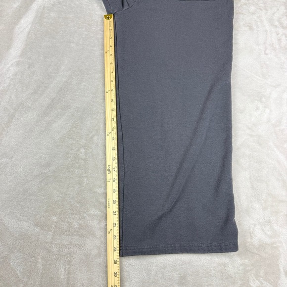 Madewell MWL Women Superbrushed Jumpsuit M Gray Wide Leg Relaxed Cropped Boho - Picture 11 of 14